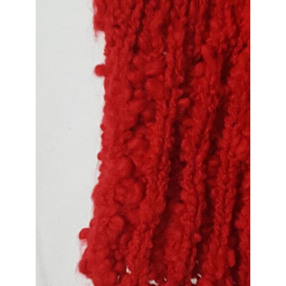 Greenwich Square Vintage 80s Womens Sweater Top Short Sleeve Nubby Red S - Picture 10 of 10